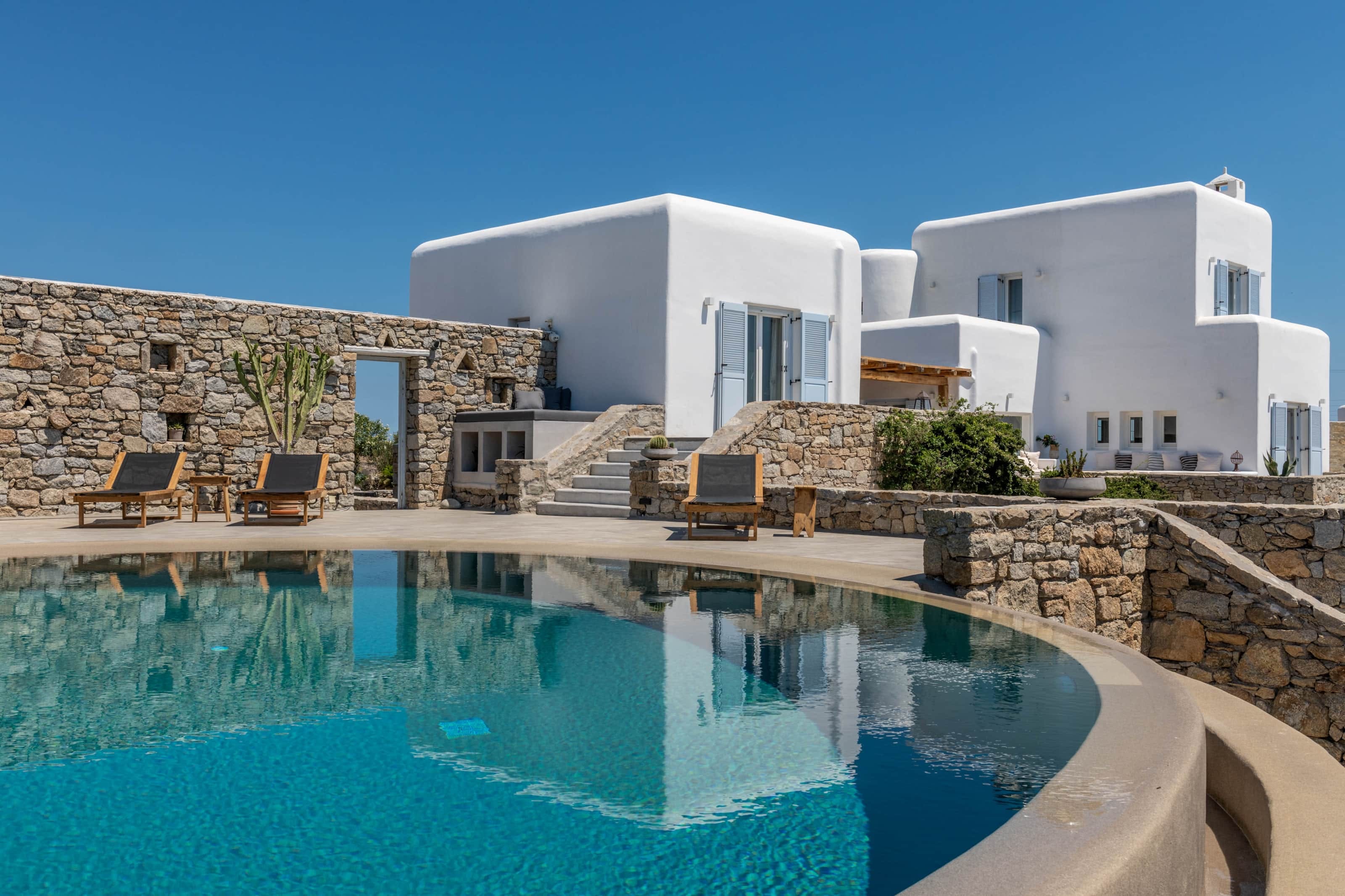 The Moon S Mirror Luxury Villa In Mikonos Greece Fivestar Ie