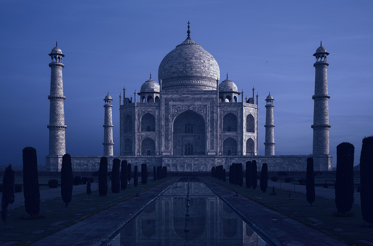 The enchanting Taj Mahal is one of the wonders of the world