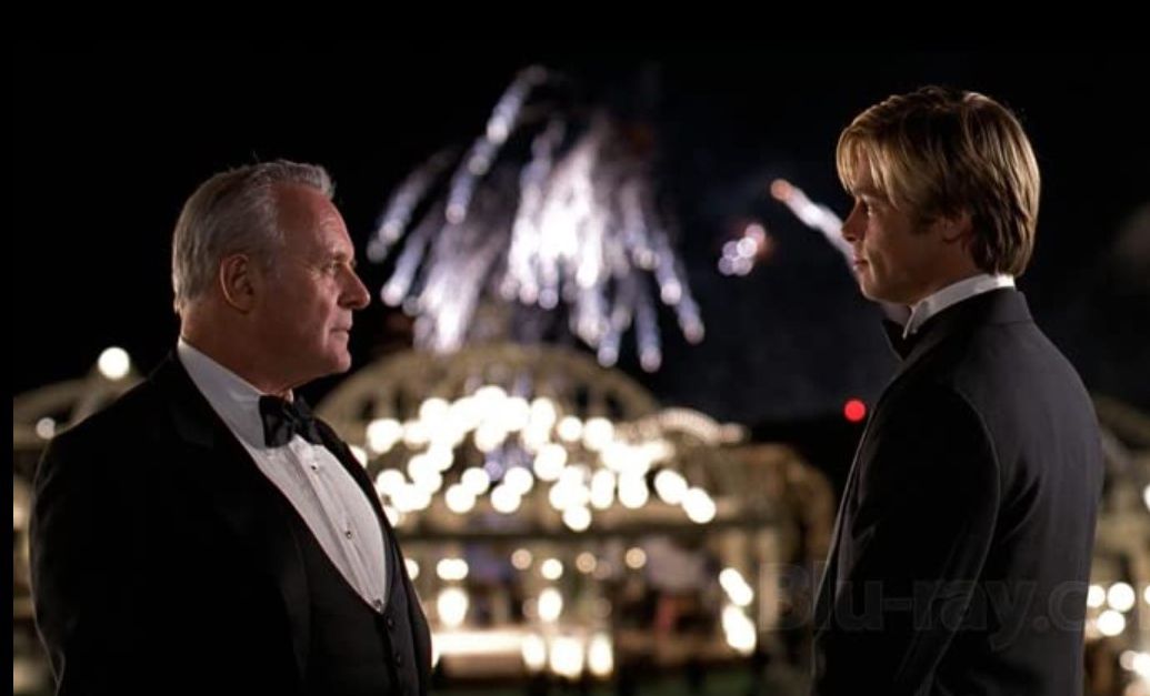 Sir Anthony Hopkins & Brad Pitt in 'Meet Joe Black'