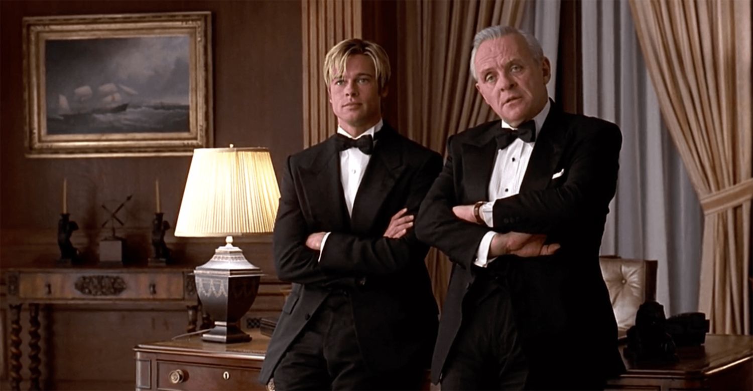 Sir Anthony Hopkins & Brad Pitt in 'Meet Joe Black'