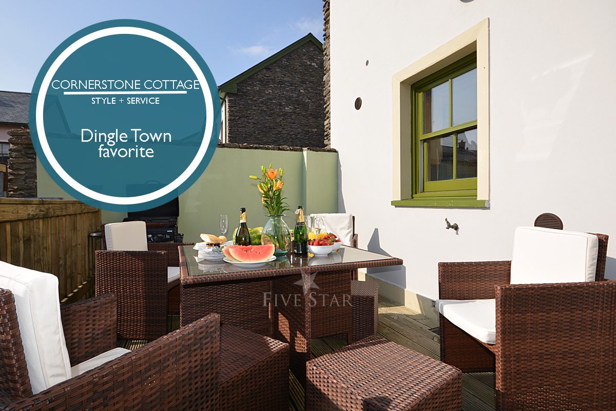 Cornerstone Cottage Dingle Town With Bbq Deck 5 Star Self